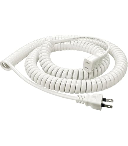 Amazon.co.jp: サンワサプライ カール電源延長コード 1.5m~3m TAP-EXC3
